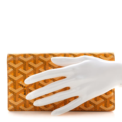 Goyard Goyardine Richelieu Wallet Yellow 2 of 12