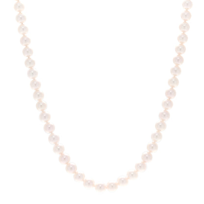 Tiffany 18K White Gold Akoya Pearl 6.5-7mm Essential Necklace 1 of 6