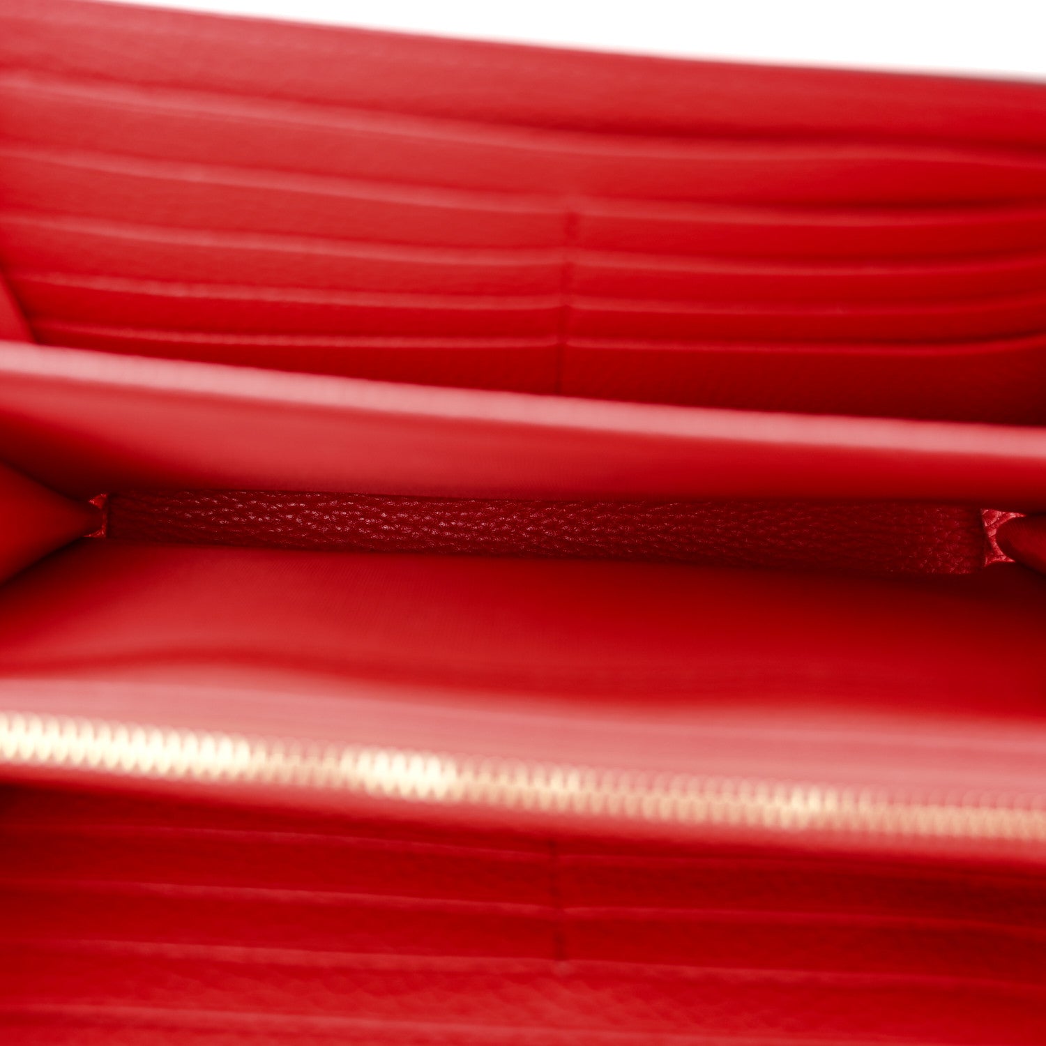 Valentino Garavani Pebbled Calfskin Rockstud Envelope Wallet on Chain Rouge Pur 5 of 11