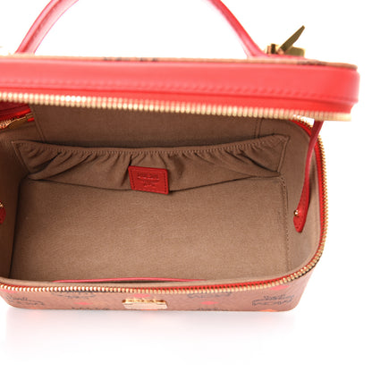 MCM Visetos Rockstar Vanity Case Cognac 4 of 9