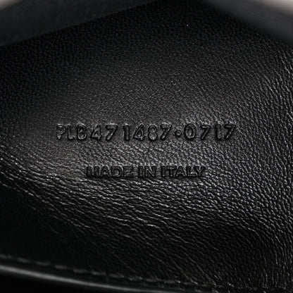 Saint Laurent Grain De Poudre Medium West Hollywood Monogram Fold-Over Earth 7 of 10