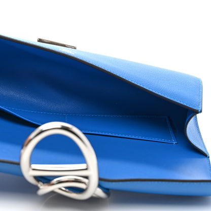 Hermes Evercolor Egee Clutch Bleu Hydra 6 of 11