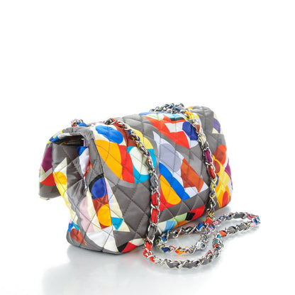 Chanel Nylon Printed Medium Coco Color Flap Multicolor 3 of 8