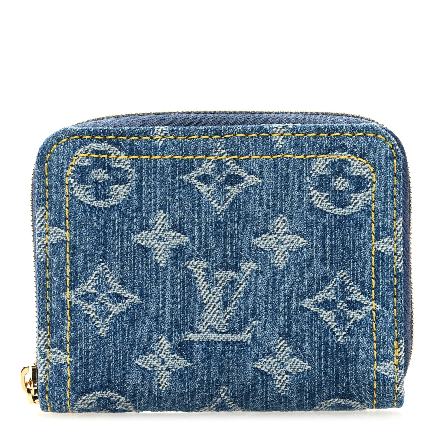 Denim Monogram New LV Remix Lou Wallet Blue