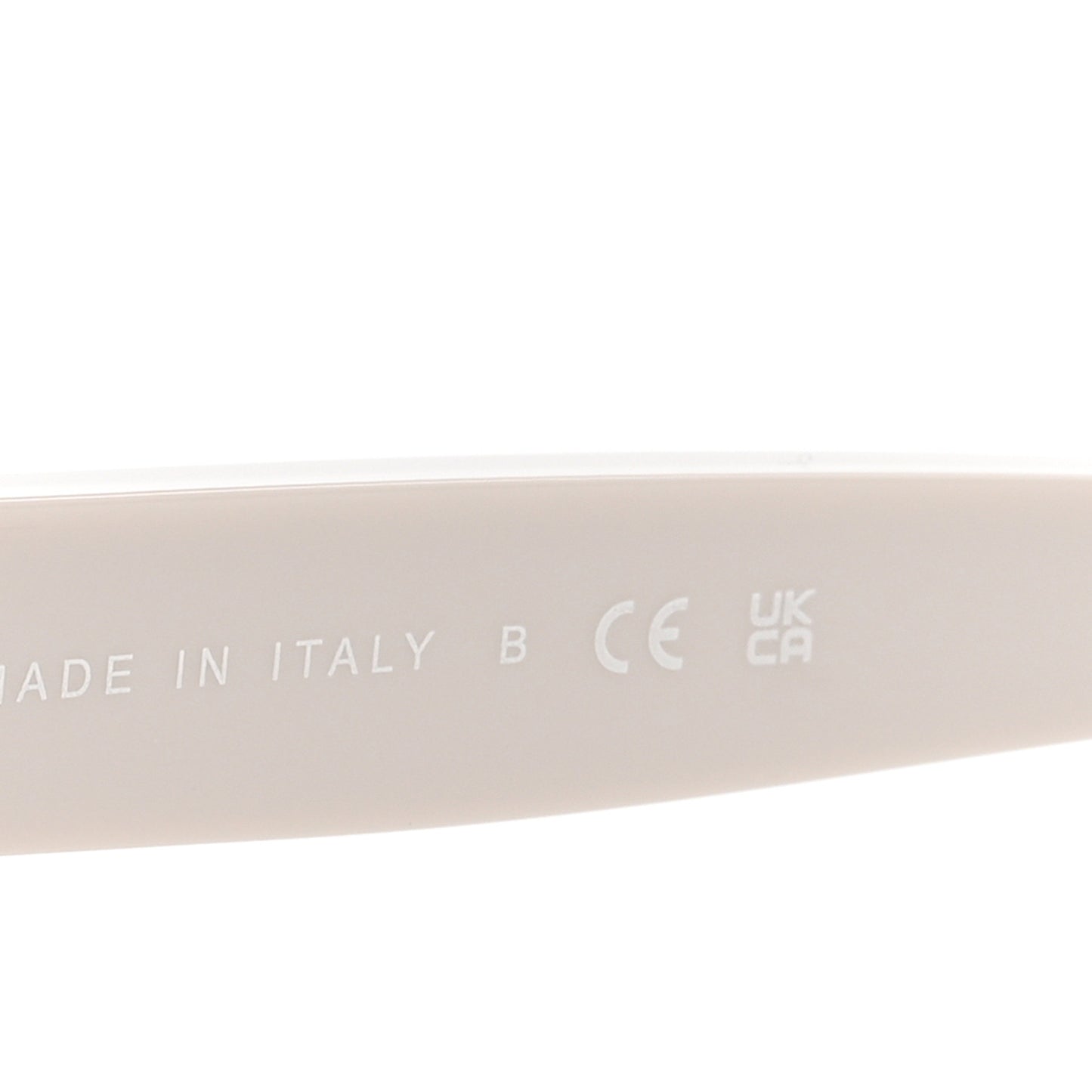 Acetate Chain Square Sunglasses 5487-A White
