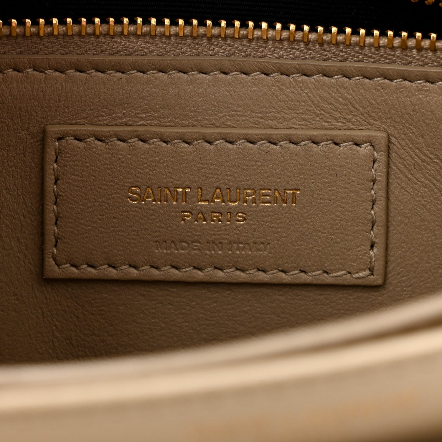 Saint Laurent Canvas Calfskin Classic Monogram Cassandra Natural Beige Sea Salt 6 of 11