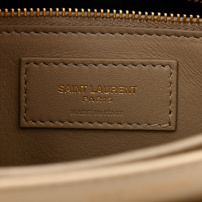 Saint Laurent Canvas Calfskin Classic Monogram Cassandra Natural Beige Sea Salt 6 of 11