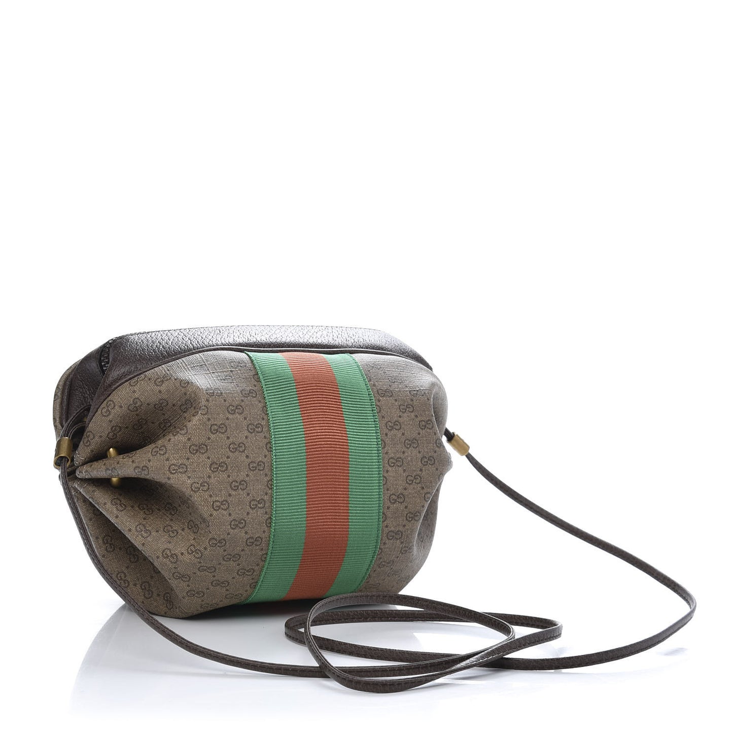 Mini Vintage GG Supreme Monogram Web Butterfly New Candy Crossbody Beige New Acero
