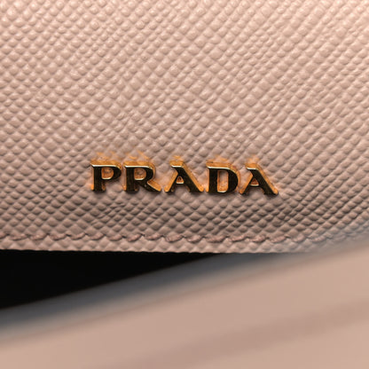 Prada Saffiano Cuir Small Double Bag Cammeo Black 6 of 12