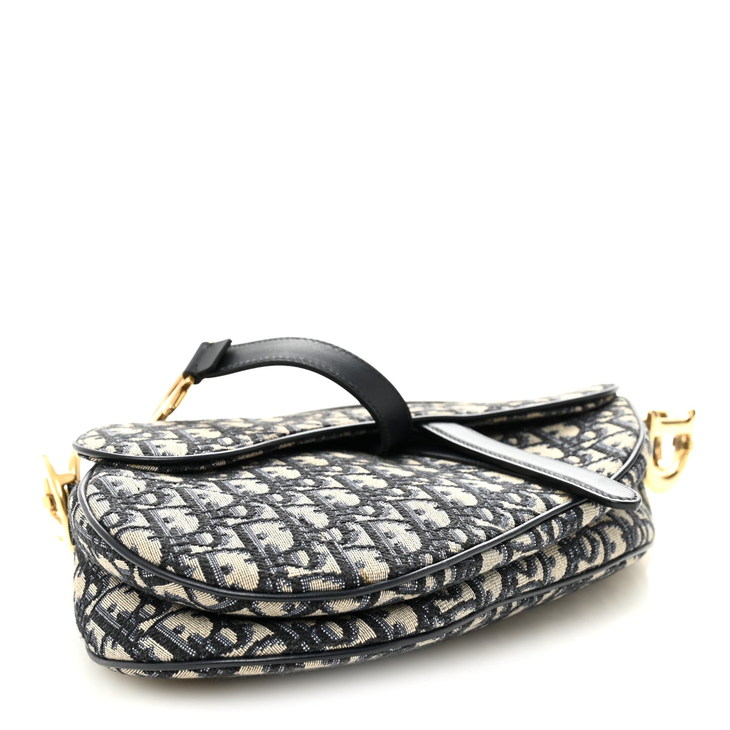 Oblique Saddle Bag Blue