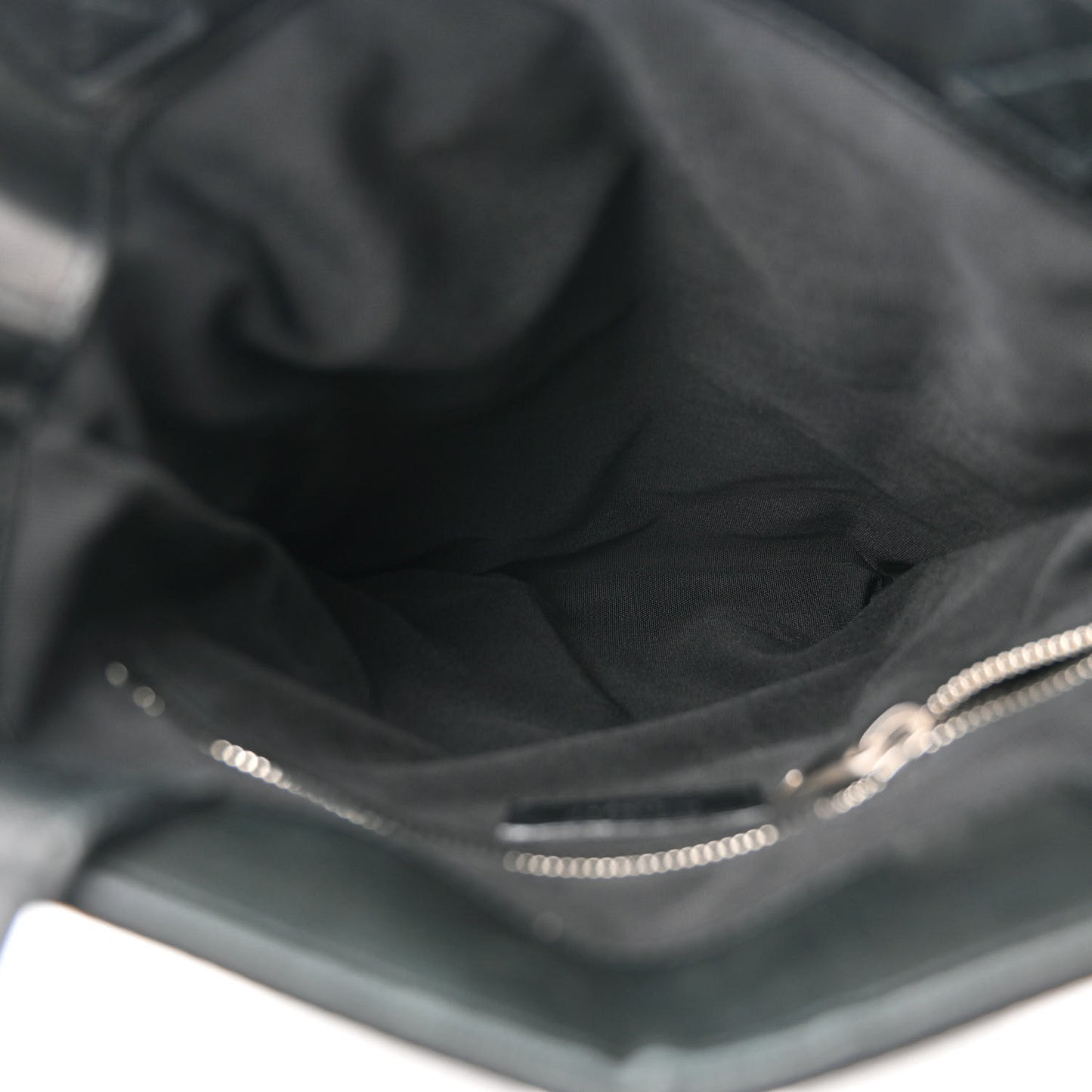 Nylon Puffer Tote Bag Black