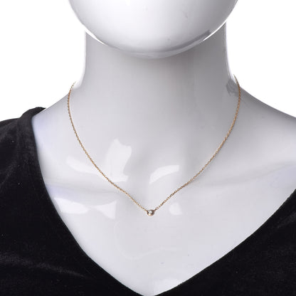 Cartier 18K Pink Gold Diamond SM D'Amour Pendant Necklace 2 of 7
