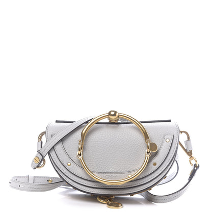Chloe Calfskin Small Nile Bracelet Minaudiere Bag Airy Grey 1 of 16