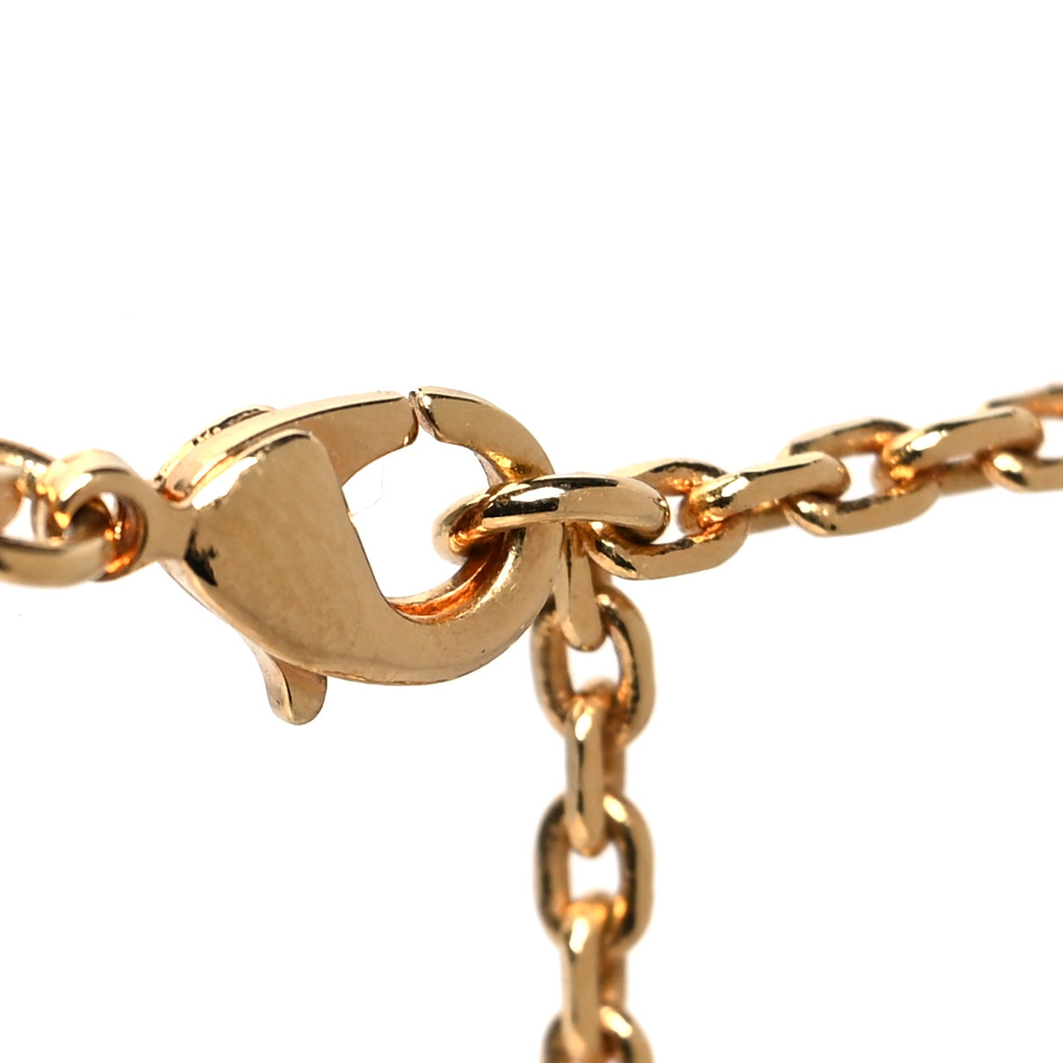 Christian Dior Pearl Charms Necklace Gold 4 of 5