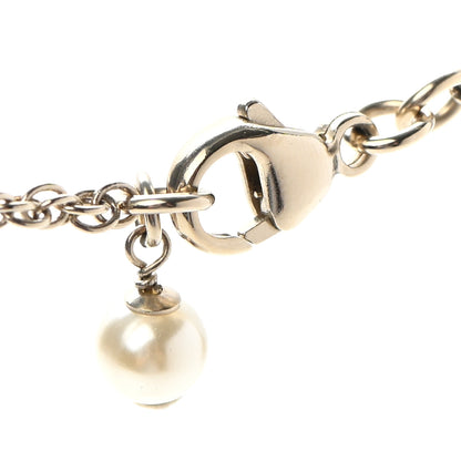 Chanel Pearl Crystal Snow Splash CC Pendant Necklace Light Gold 5 of 6