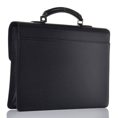 Louis Vuitton Epi Robusto 1 Compartment Briefcase Black 2 of 7