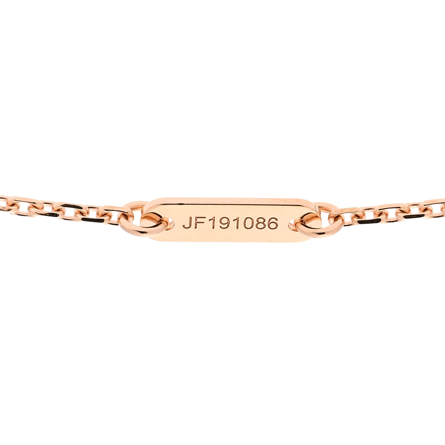 18K Rose Gold Carnelian Sweet Alhambra Pendant Necklace