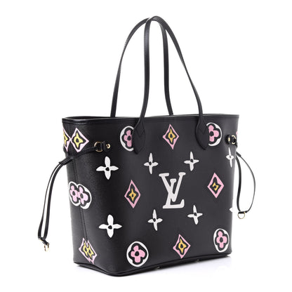 Louis Vuitton Monogram Giant Wild At Heart Neverfull MM Black 2 of 4