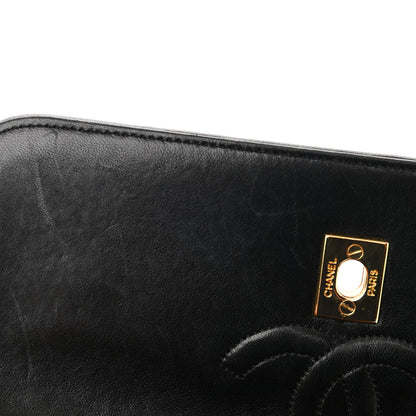 Chanel Lambskin Quilted Medium Single Flap Black 12 of 13