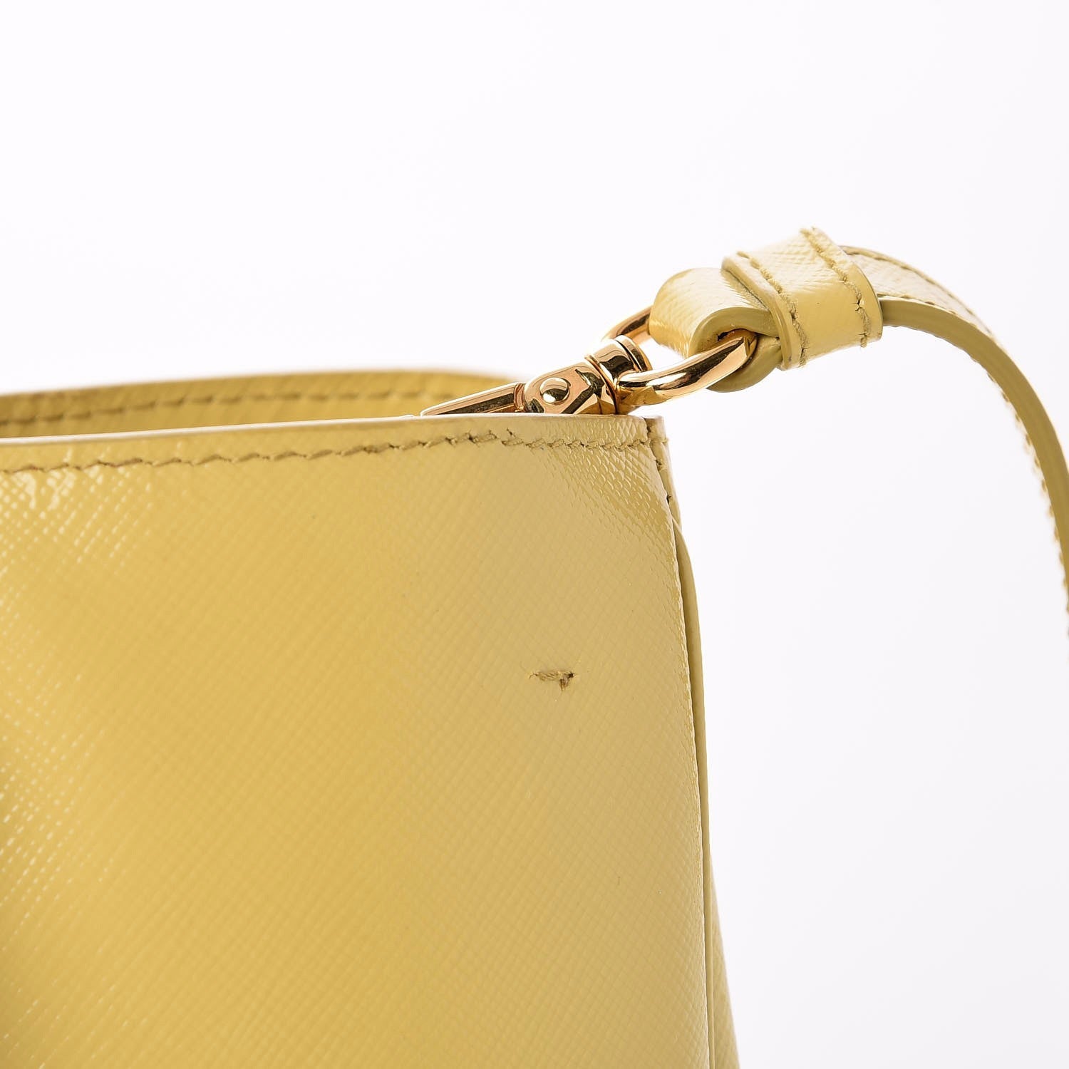 Prada Saffiano Vernice Tote Ananas 10 of 12
