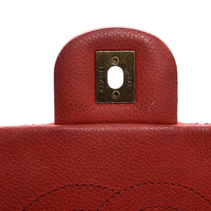 Chanel Iridescent Caviar Quilted Medium Chic Quilt Flap Red 8 of 18