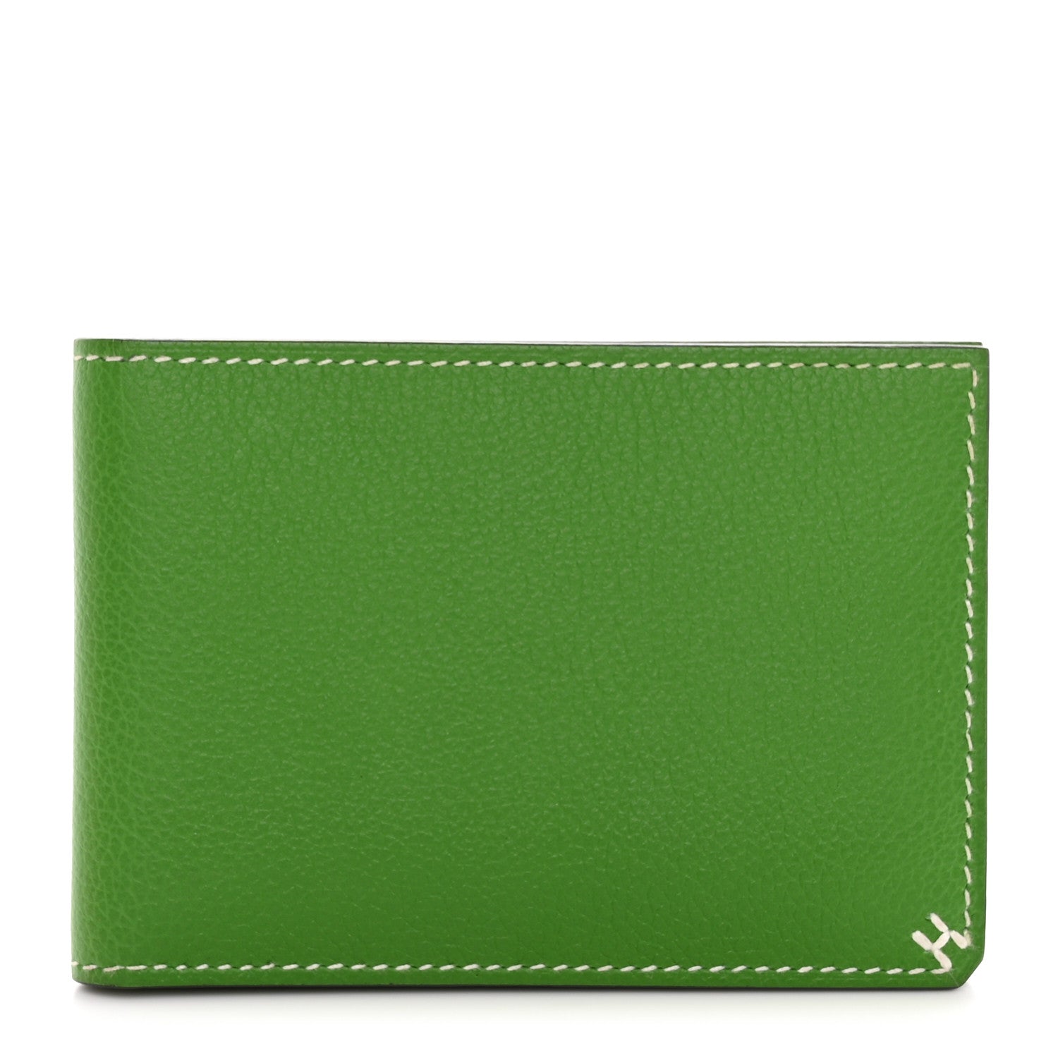 Hermes Evercolor Sellier Wallet Vert Yucca 1 of 8