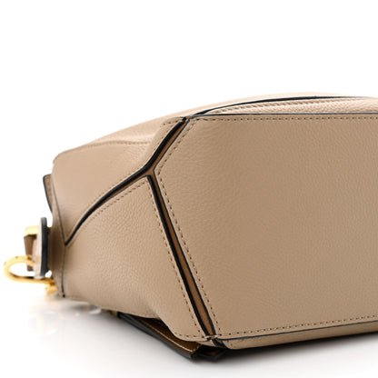 Loewe Grained Calfskin Small Puzzle Bag Sand Mink 8 of 9