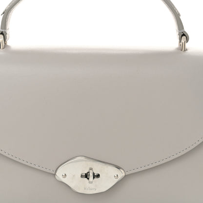 Mulberry High Gloss Calfskin Lana Top Handle Pale Grey 8 of 13