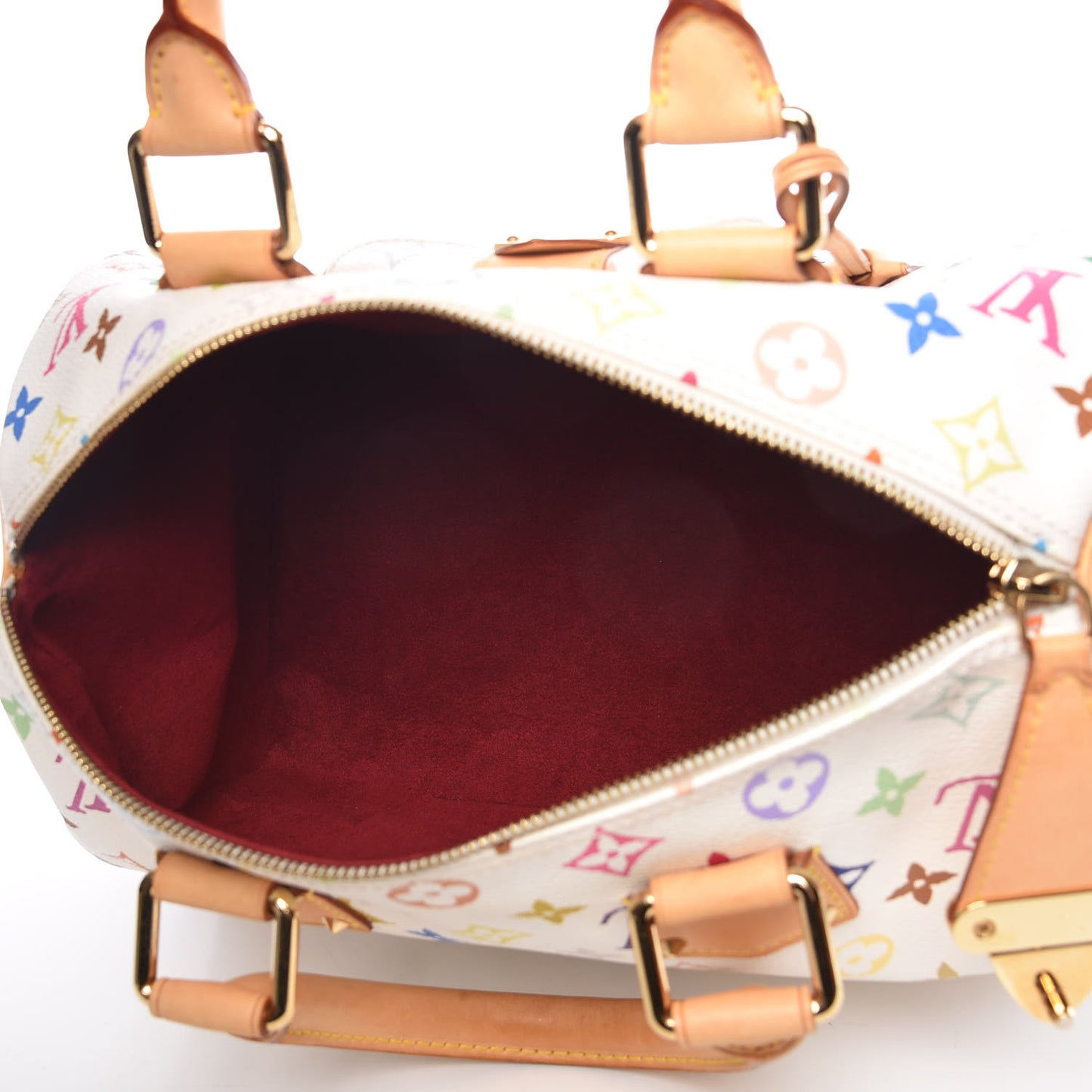 Monogram Multicolor Speedy 30 White