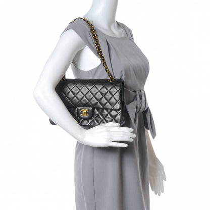 Chanel Lambskin Medium Double Flap Black 2 of 8