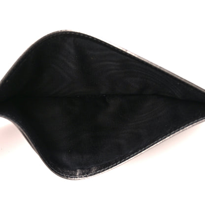 Christian Dior Metallic Calfskin Cannage Lady Dior Convertible Clutch Gunmetal 8 of 16