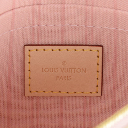Louis Vuitton Damier Azur Neverfull MM GM Pochette Rose Ballerine 6 of 7