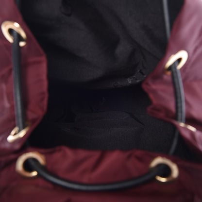 Burberry Nylon Small Rucksack Backpack Burgundy Red 5 of 7