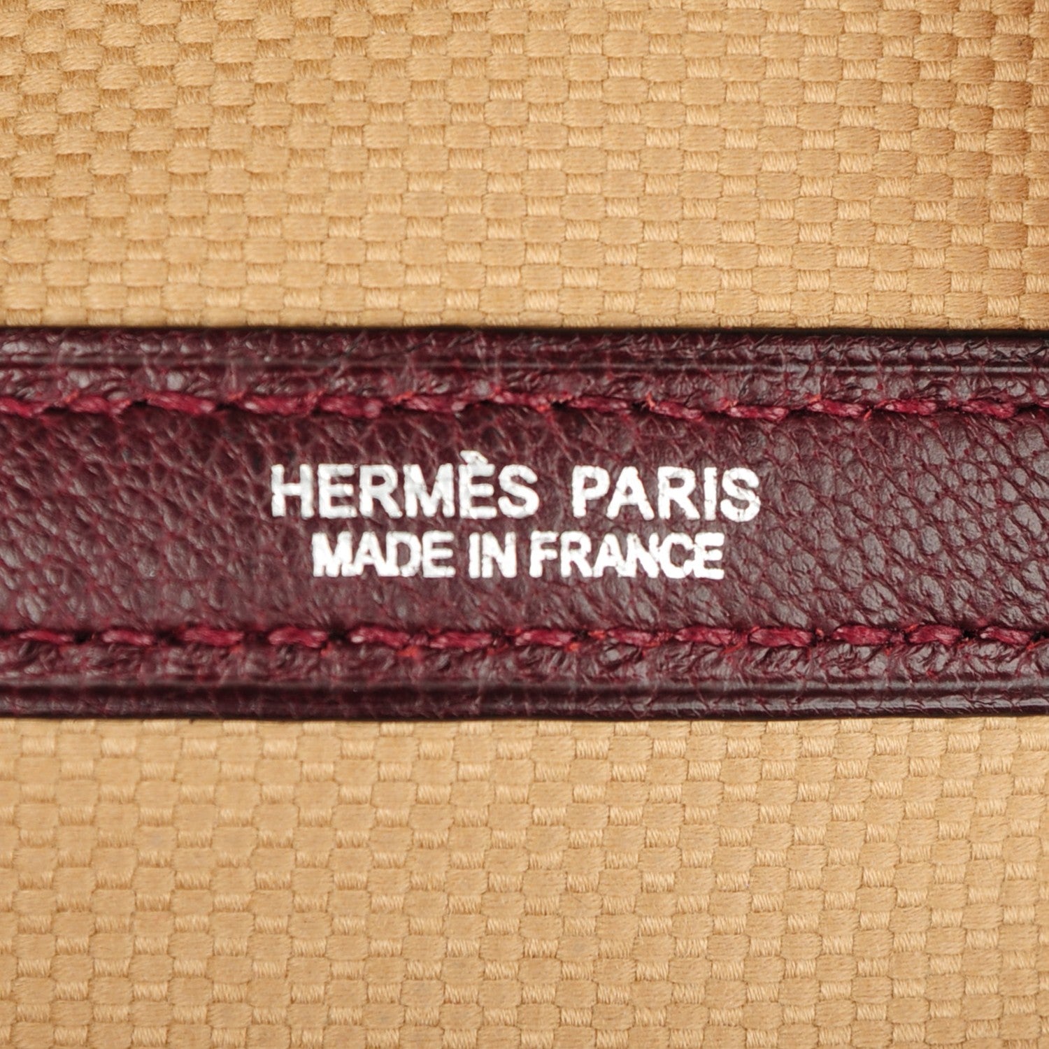 Hermes Toile Buffle Skipper Garden Party 36 MM Prune 6 of 7