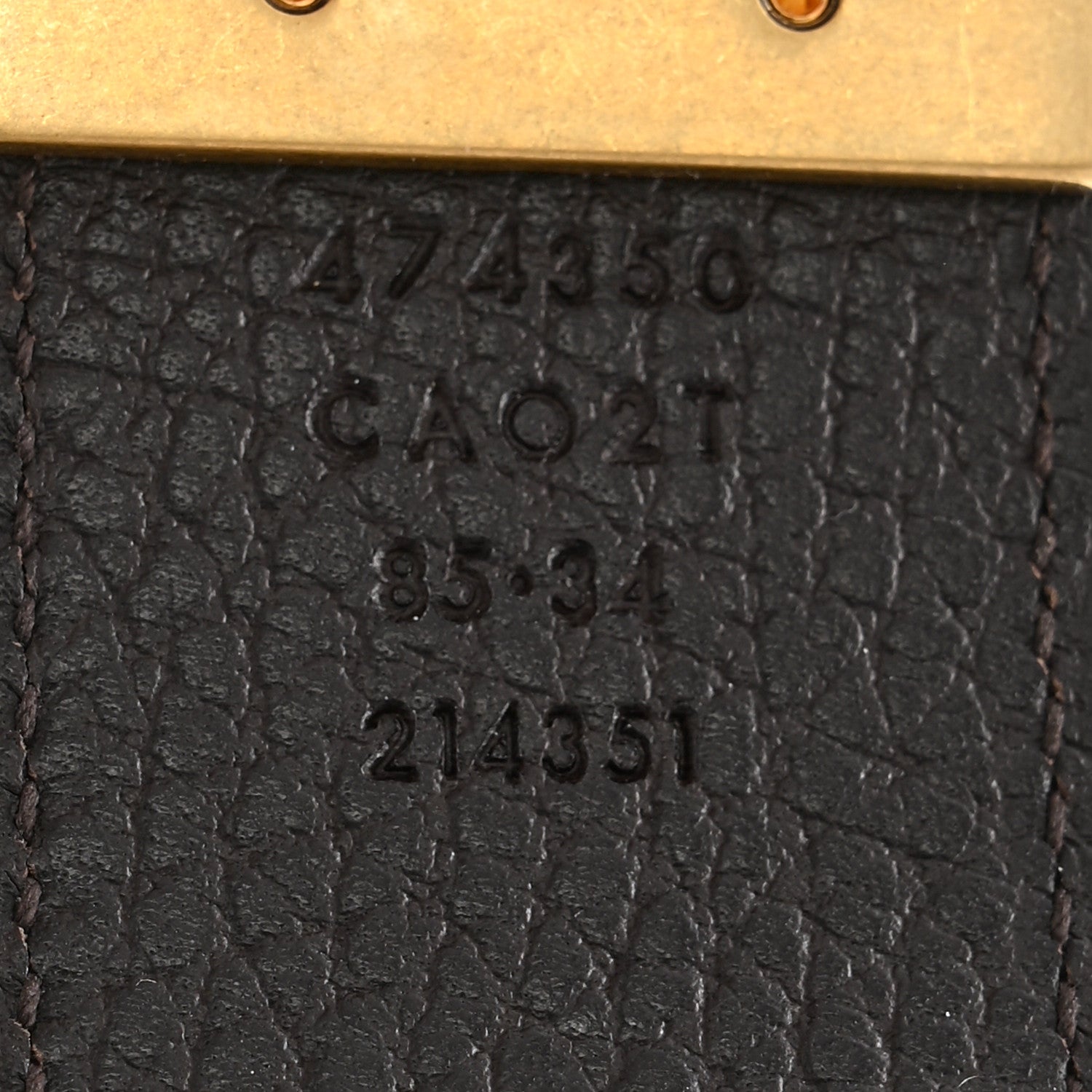 Gucci Calfskin Double G Reversible 37mm Belt 85 34 Black Cocoa 6 of 7
