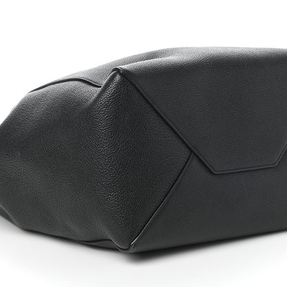Celine Soft Grained Calfskin Small Belt Cabas Phantom Black 8 of 9