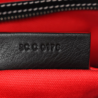 Givenchy Calfskin Bi-Color Topstitch Small Antigona Black Red 7 of 12