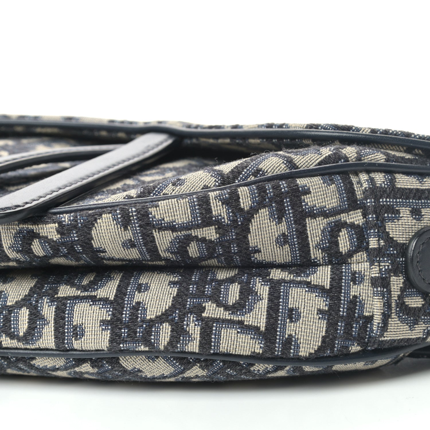 Christian Dior Oblique Saddle Bag Blue 8 of 8