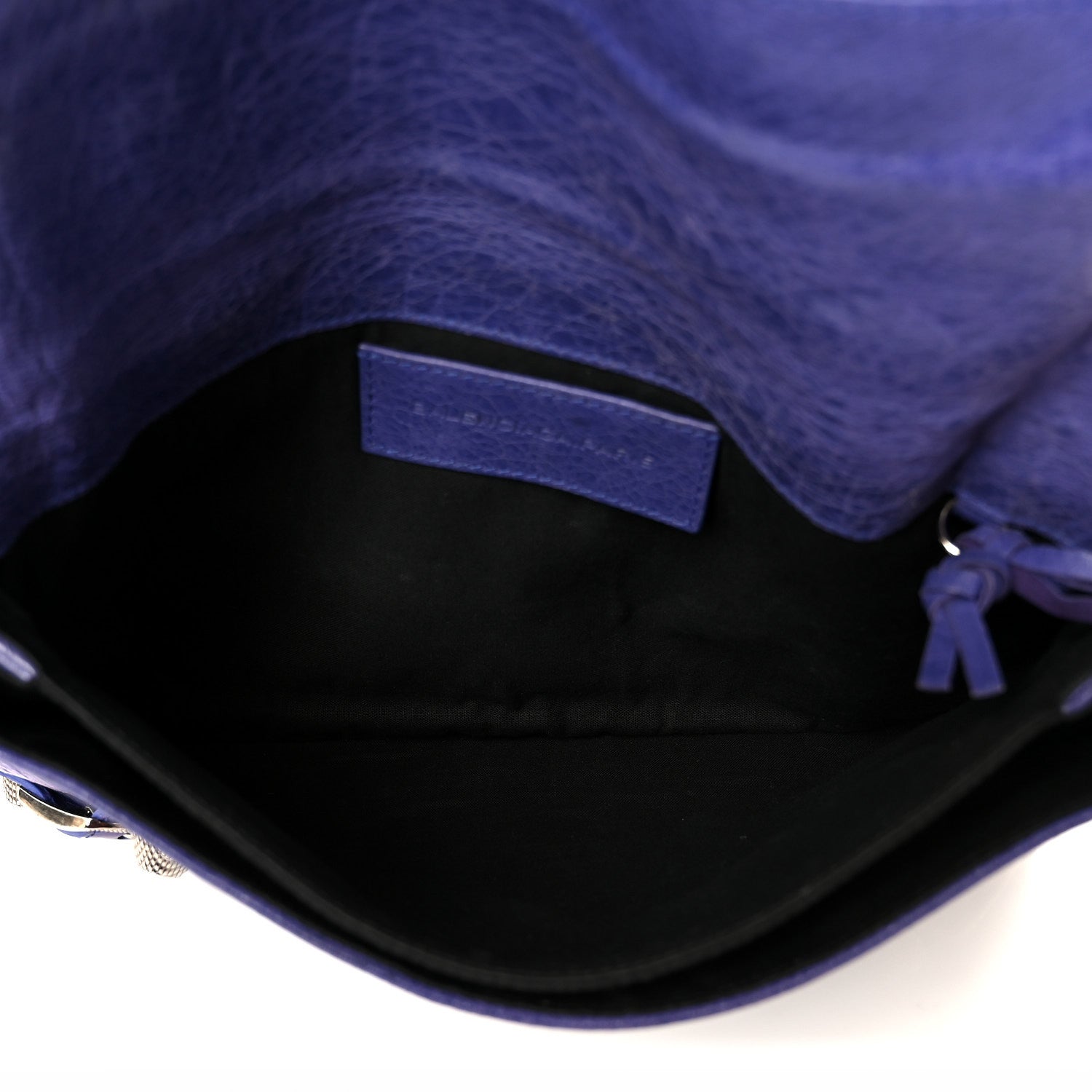 Balenciaga Agneau Giant 21 Rose Gold Hardware Envelope Clutch Bleu Lavande 6 of 11
