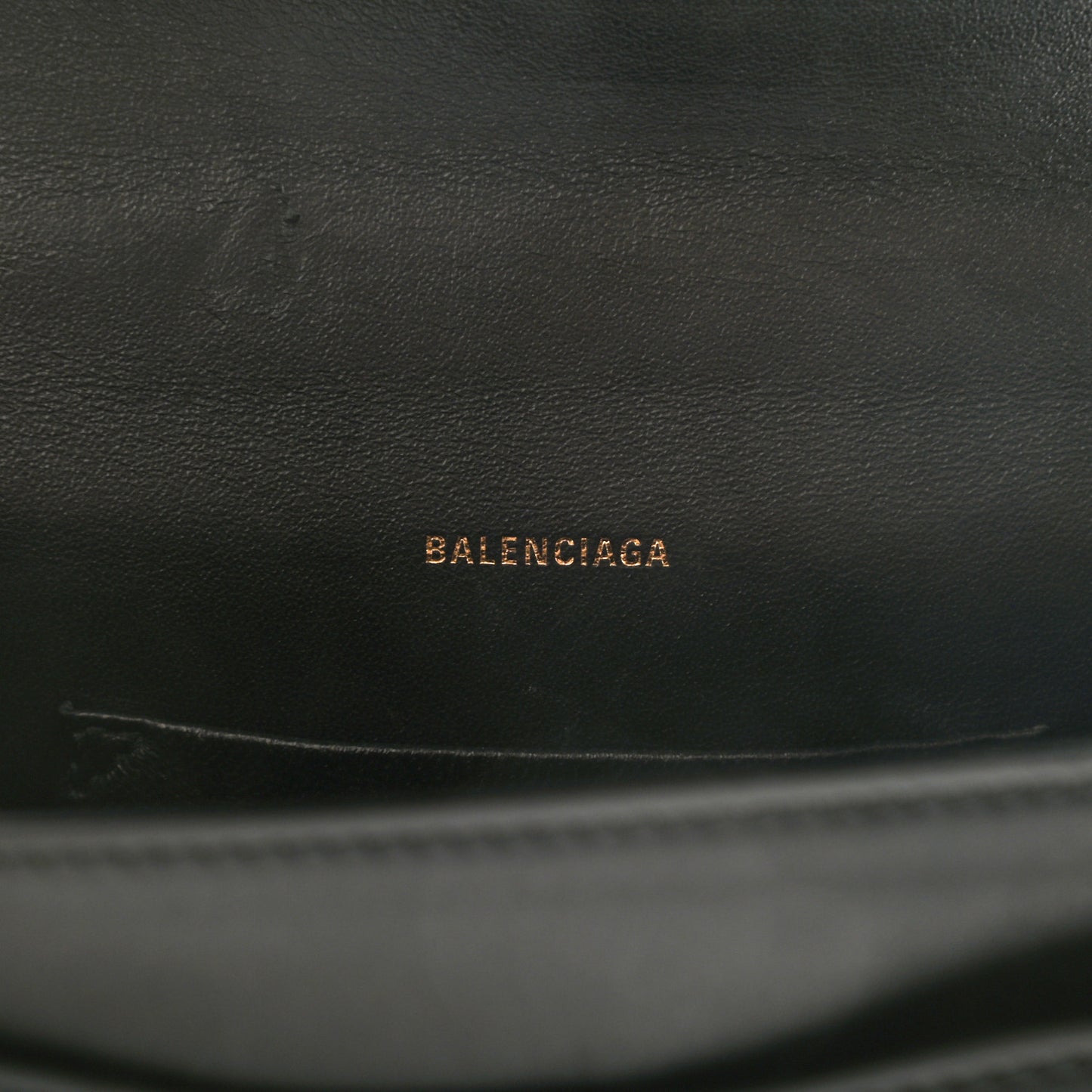 Box Calfskin XS Sharp Top Handle Bag Black