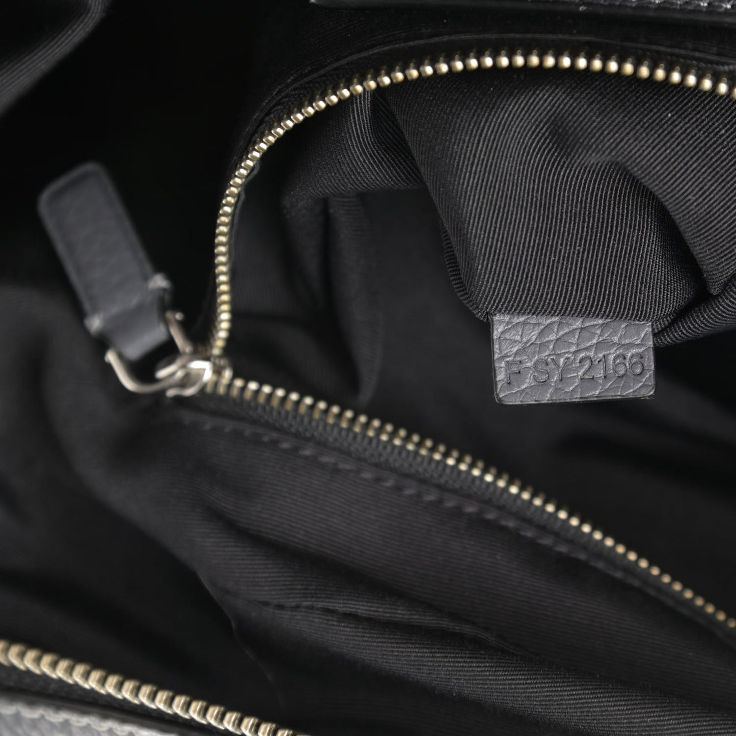 Pebbled Calfskin Gotham Bauletto Satchel Grey