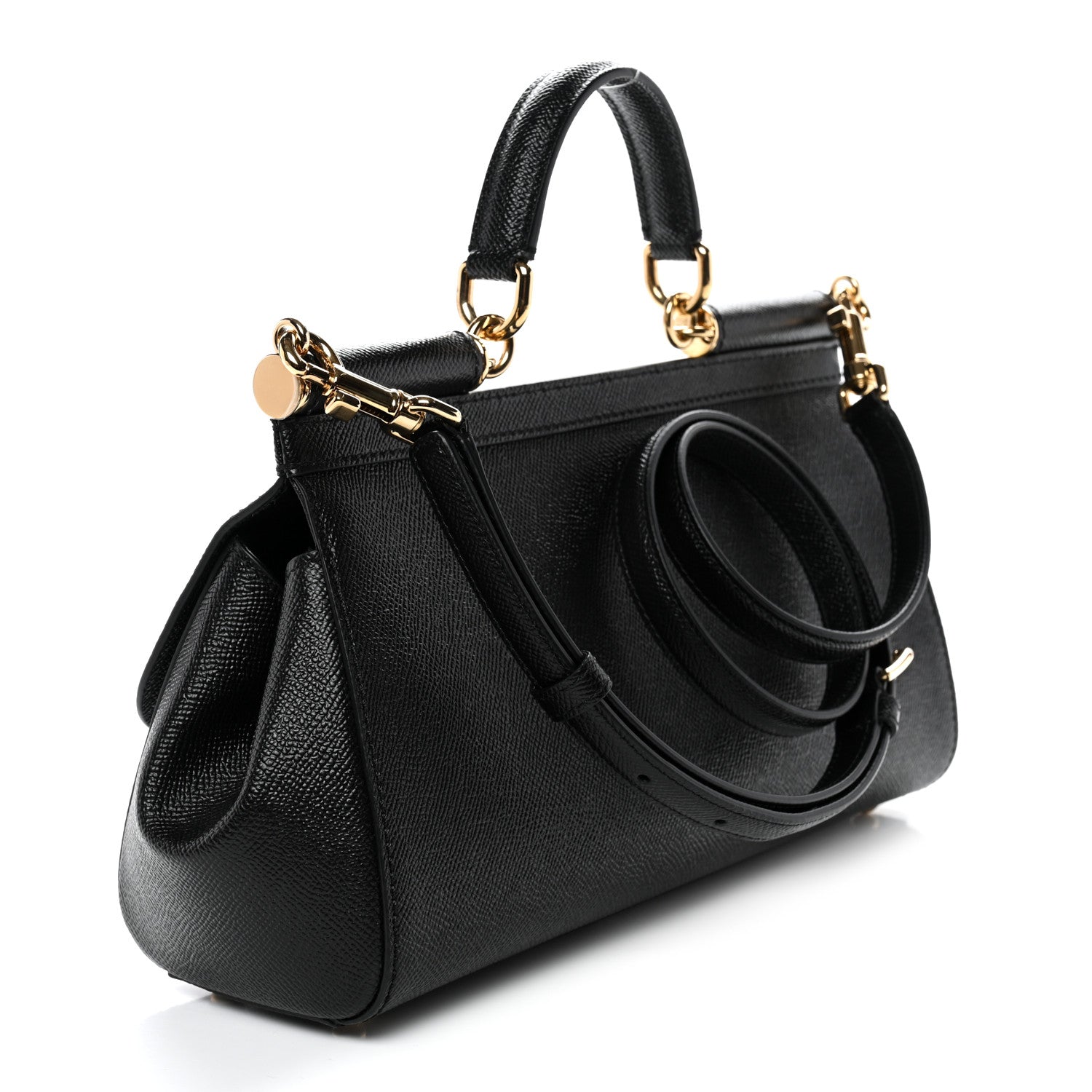 Dolce & Gabbana Dauphine Medium Miss Sicily Satchel Black 3 of 10