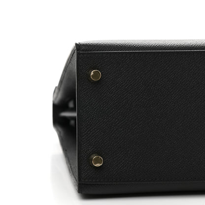 Hermes Epsom Kelly Sellier 28 Black 9 of 11