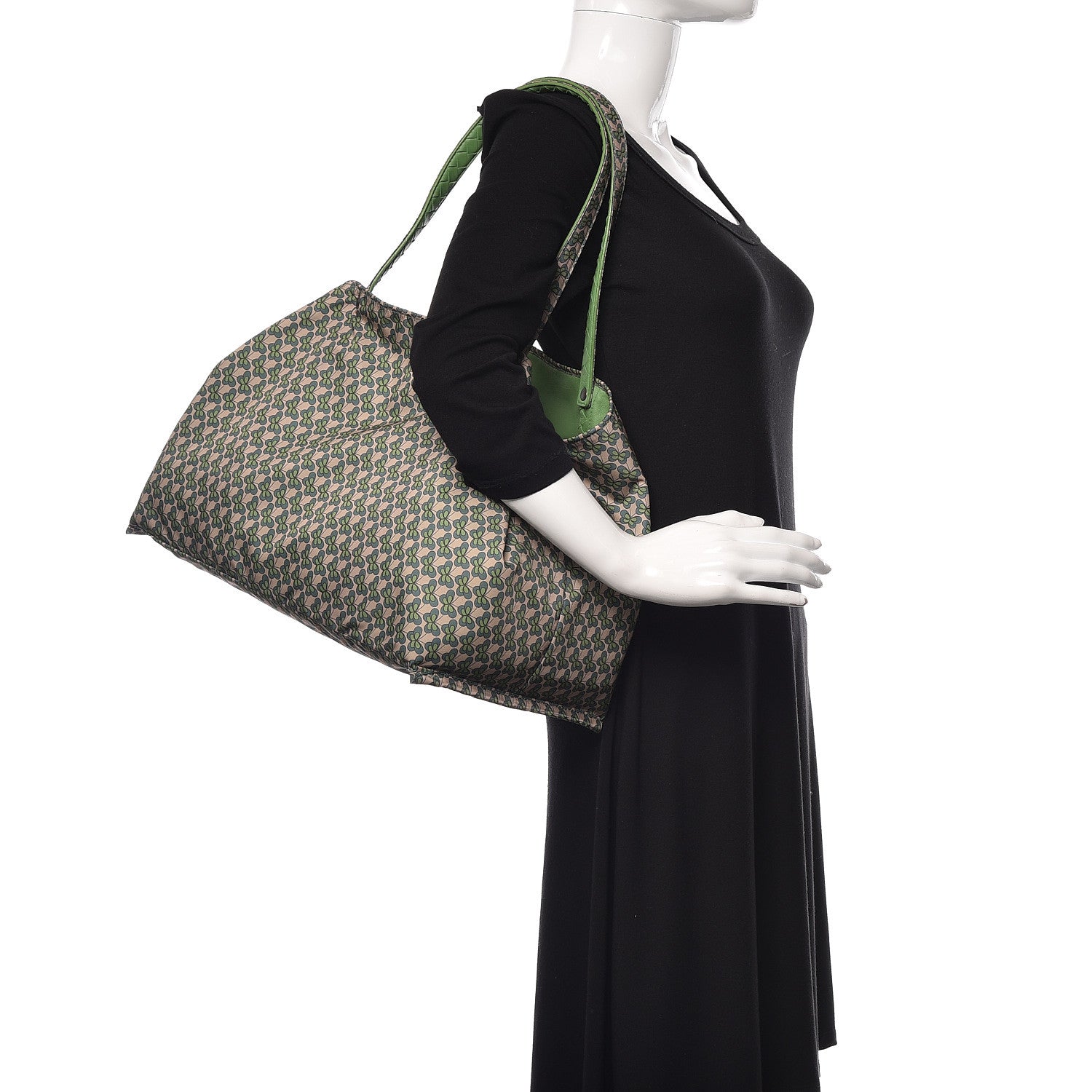 Bottega Veneta Nappa Printed Nylon Medium Reversible Tote 2 of 16