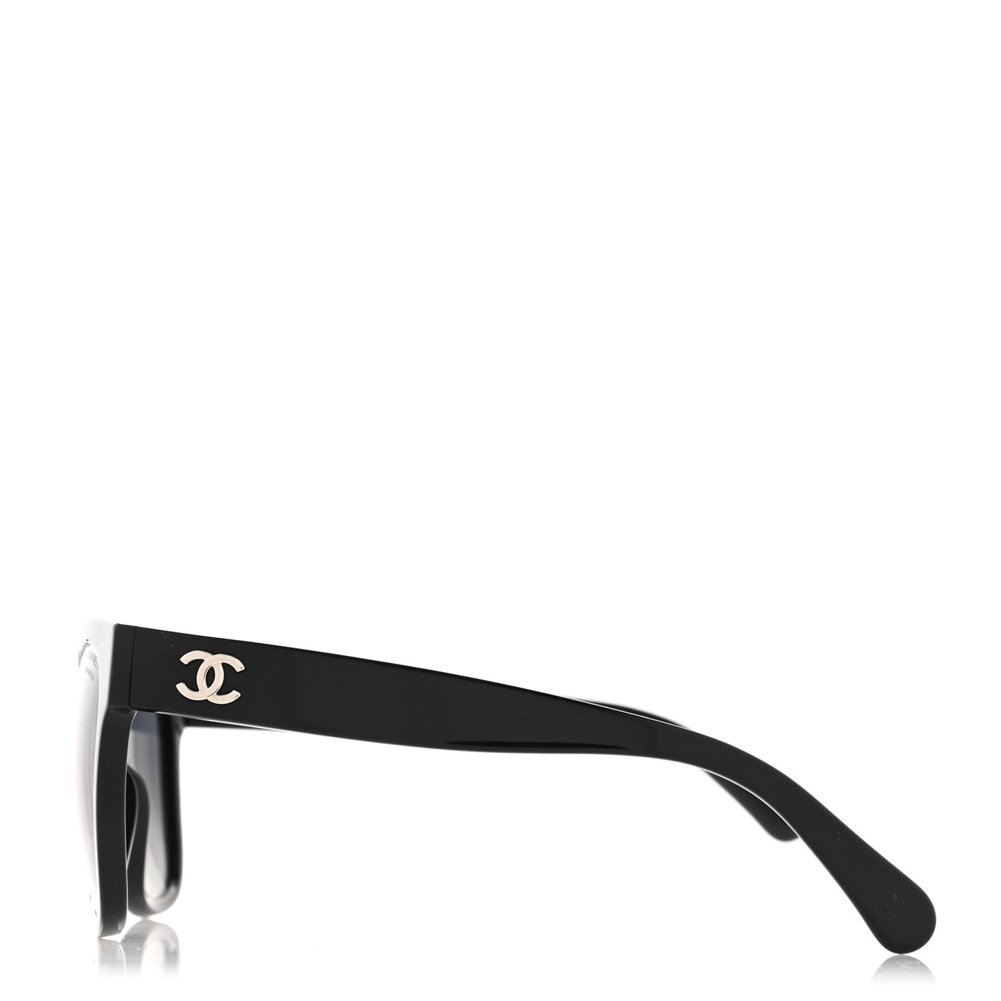 Acetate Polarized Square CC Sunglasses 5380 Black
