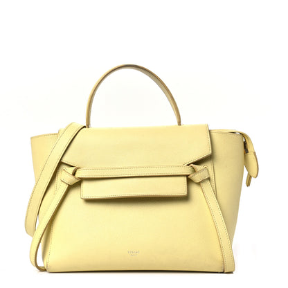 Celine Grained Calfskin Micro Belt Bag Bergamote 1 of 12