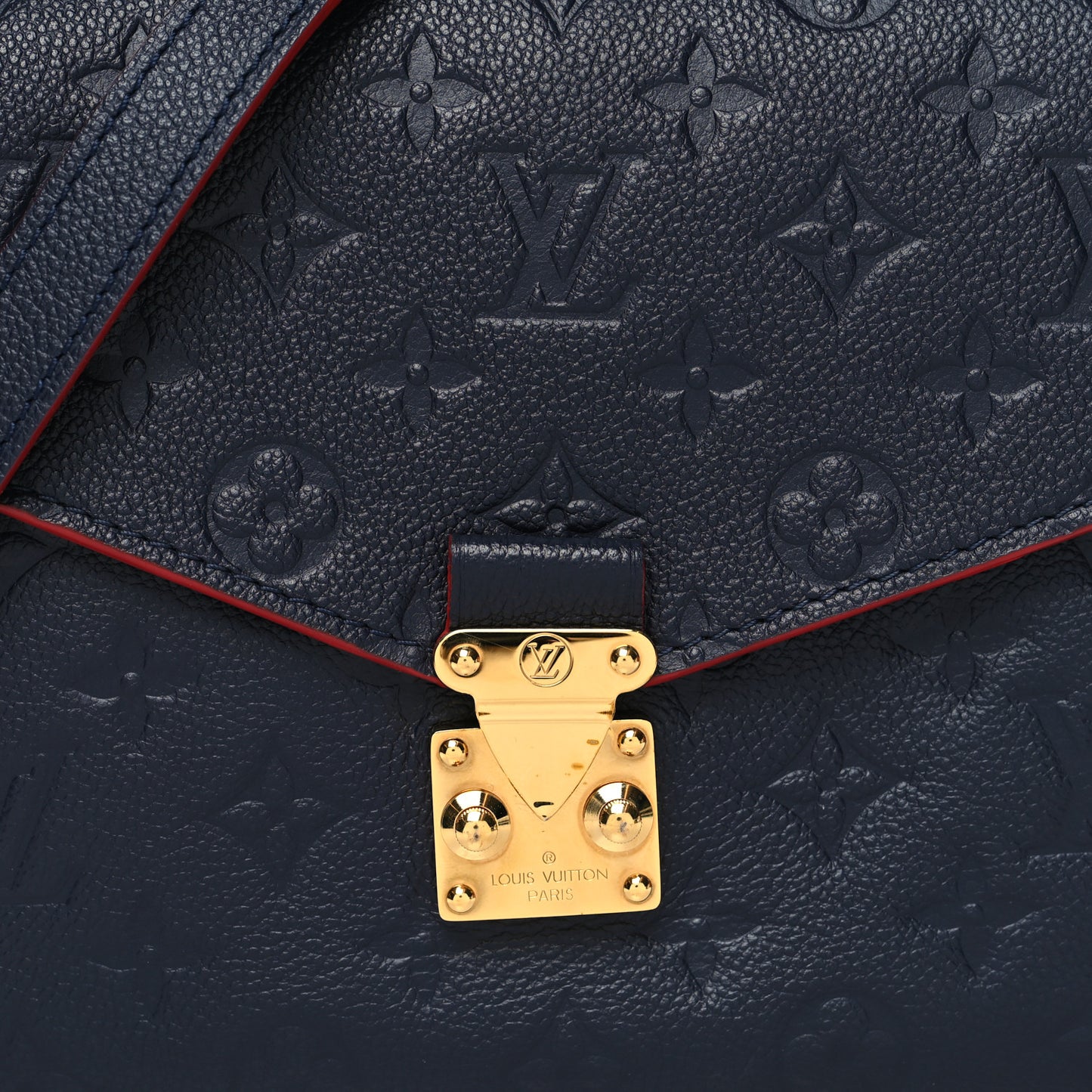 Empreinte Pochette Metis Marine Rouge