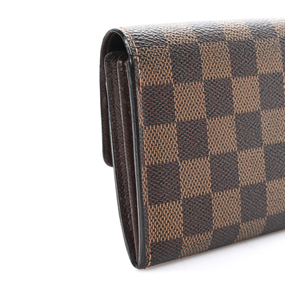 Louis Vuitton Damier Ebene Sarah Wallet 3 of 8