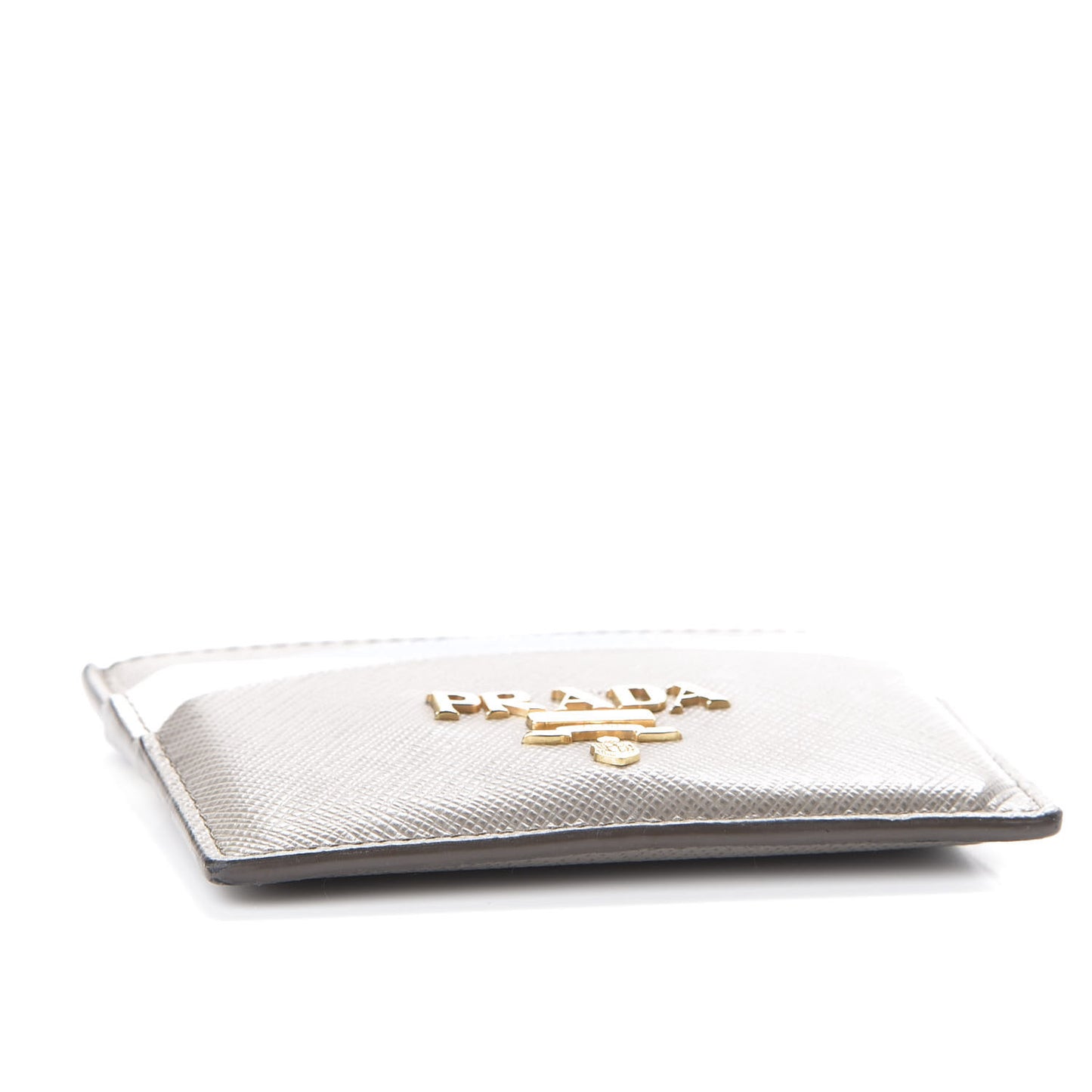 Saffiano Metal Card Case Argilla