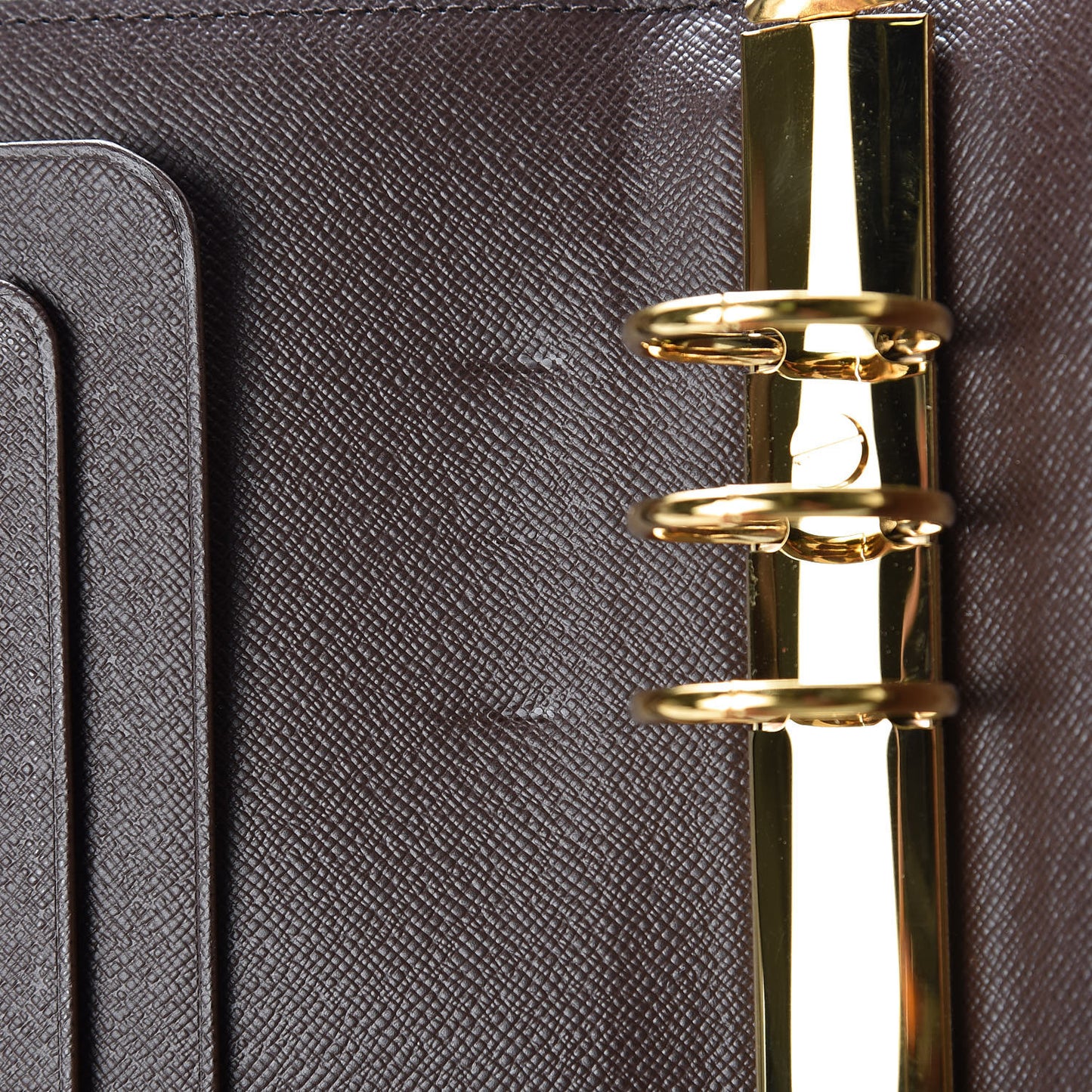 Damier Ebene Large Ring Agenda Cover
